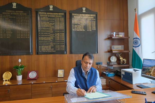 Vishvajit Sahay Assumes Charge as Secretary, Defence Finance
